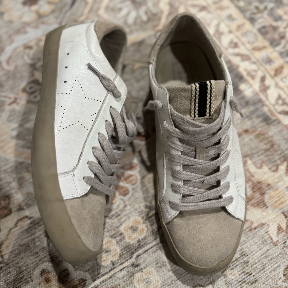 ShuShop White and Gray Women's Sneakers